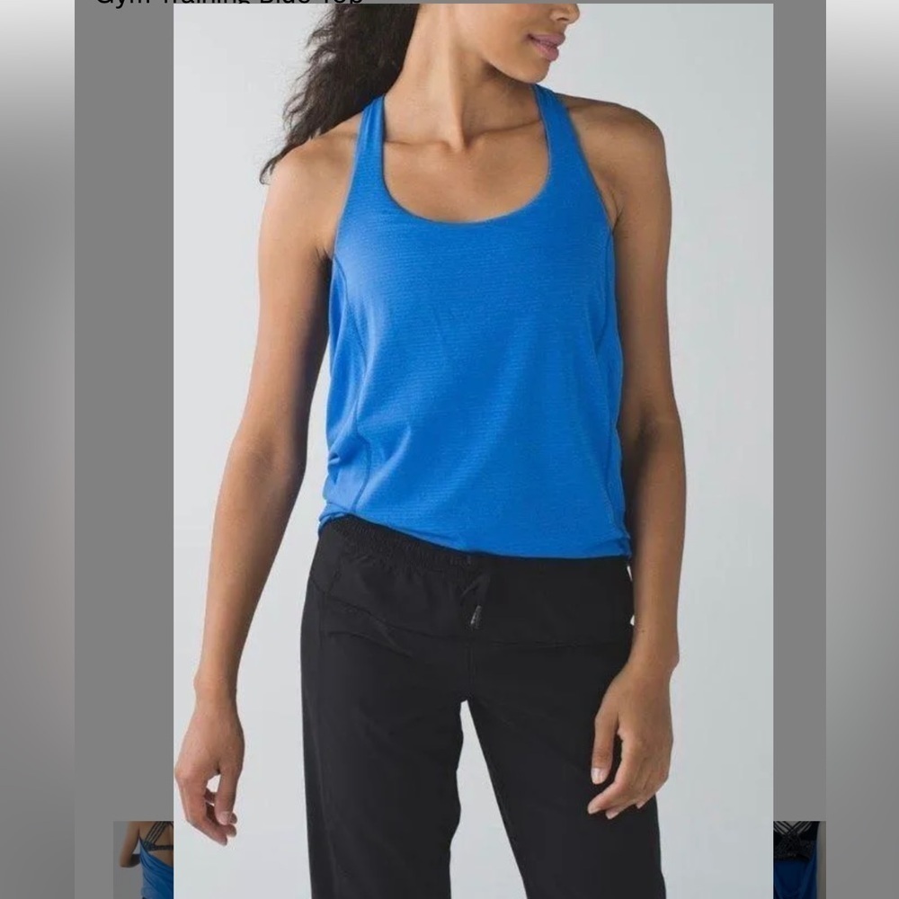 Lululemon Wild Tank Blue/Grey Size 4